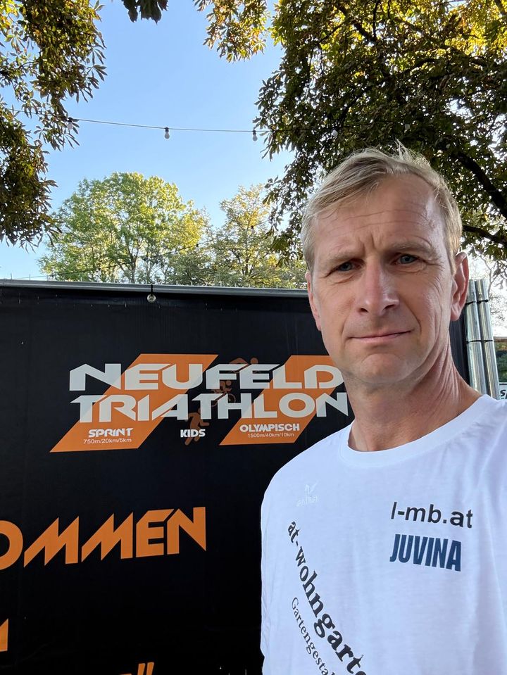 Starker Auftritt von Erich Graf beim 38. Neufeld Triathlon